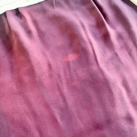 Vintage 1960s Richard Warren Wine Cocktail Dress Peter Pan Collar Size 6 - Picture 5 of 11